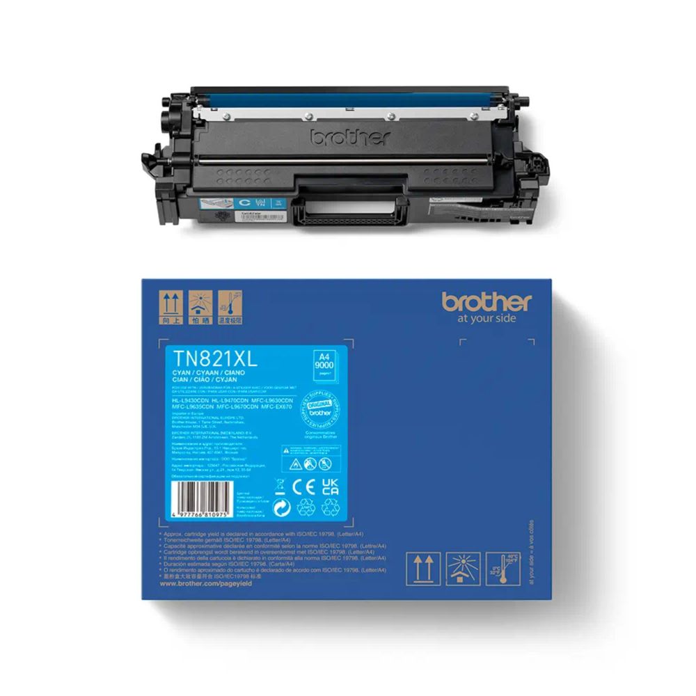 Brother TN-821XLC (TN821XLC) Cyan ORIGINAL toner