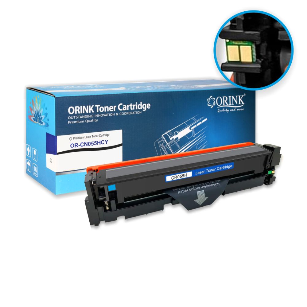 Canon CRG055H (CRG-055HC) Cyan ORINK PREMIUM s NEW čipom