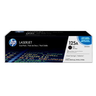 HP CB540AD (125A) Dual Pack Black ORIGINAL toner